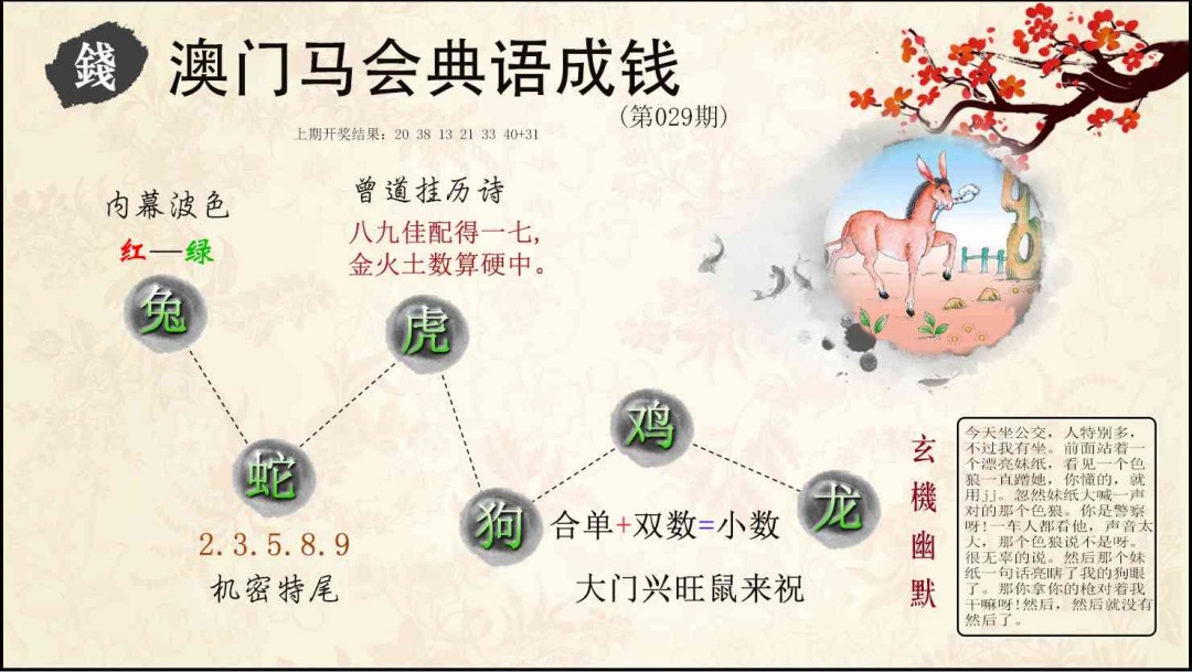 059期典语成钱[图]