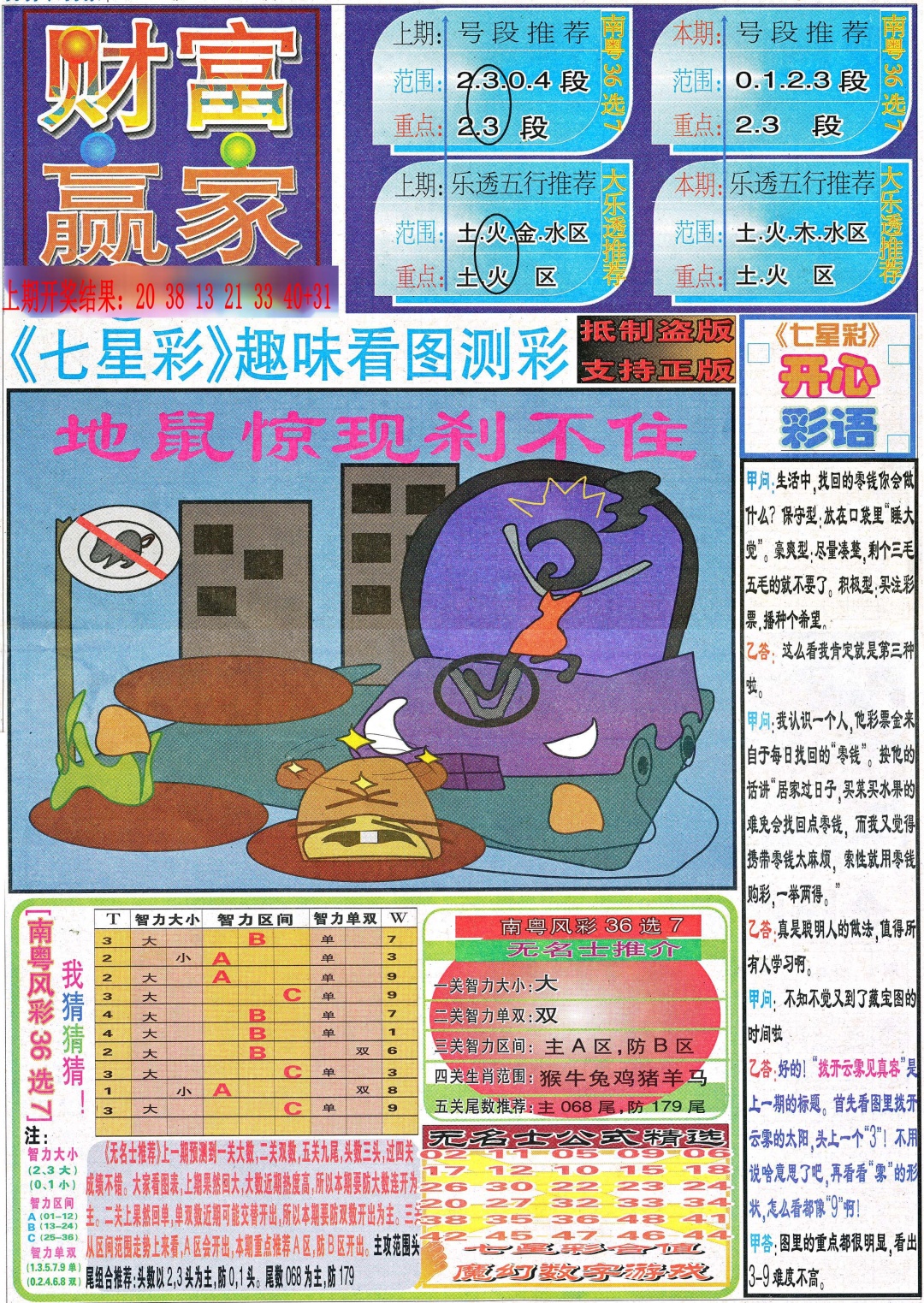 059期七星彩图(高清)[图]