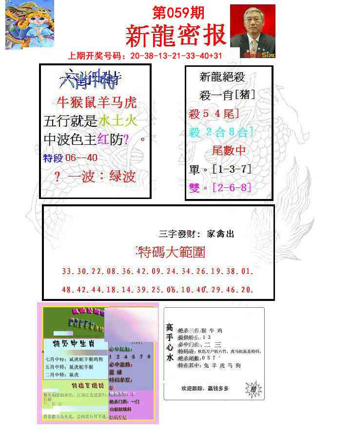 059期新龙密报[图]