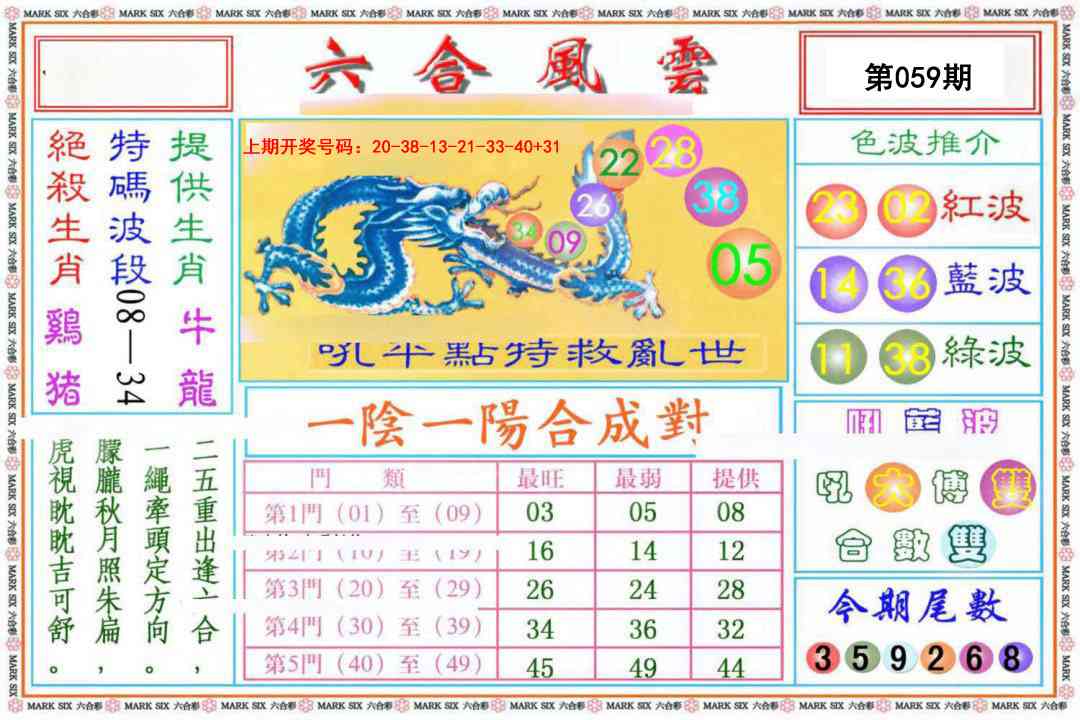 059期六合风云《另版》[图]