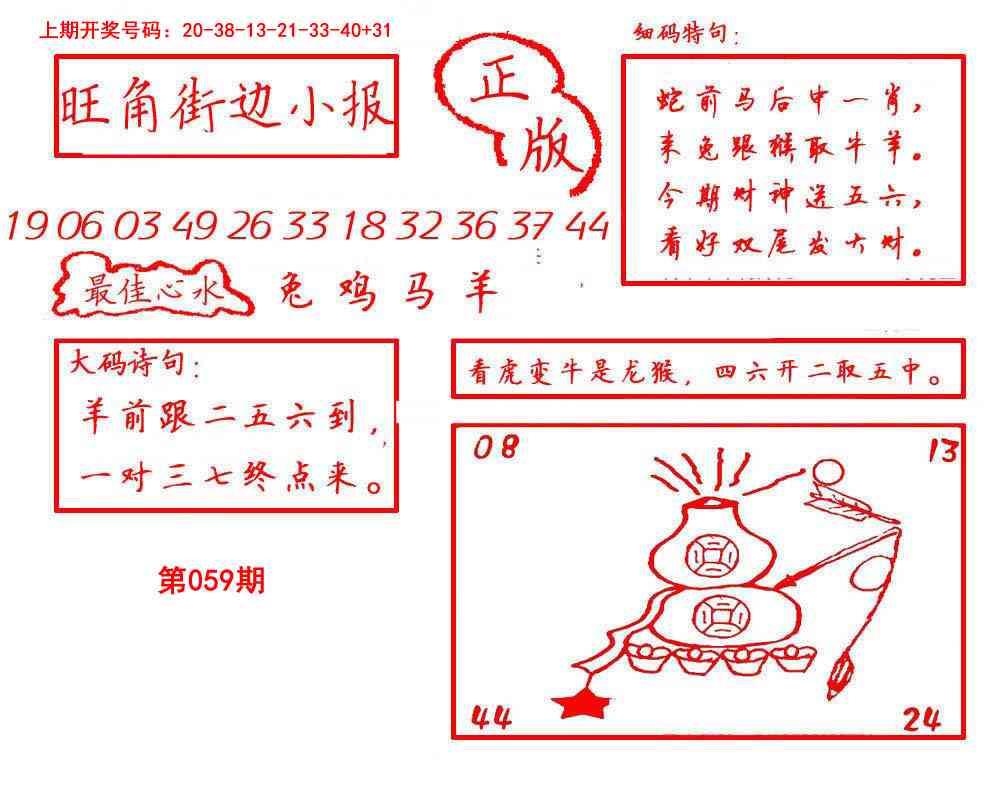 059期旺角街边小报[图]